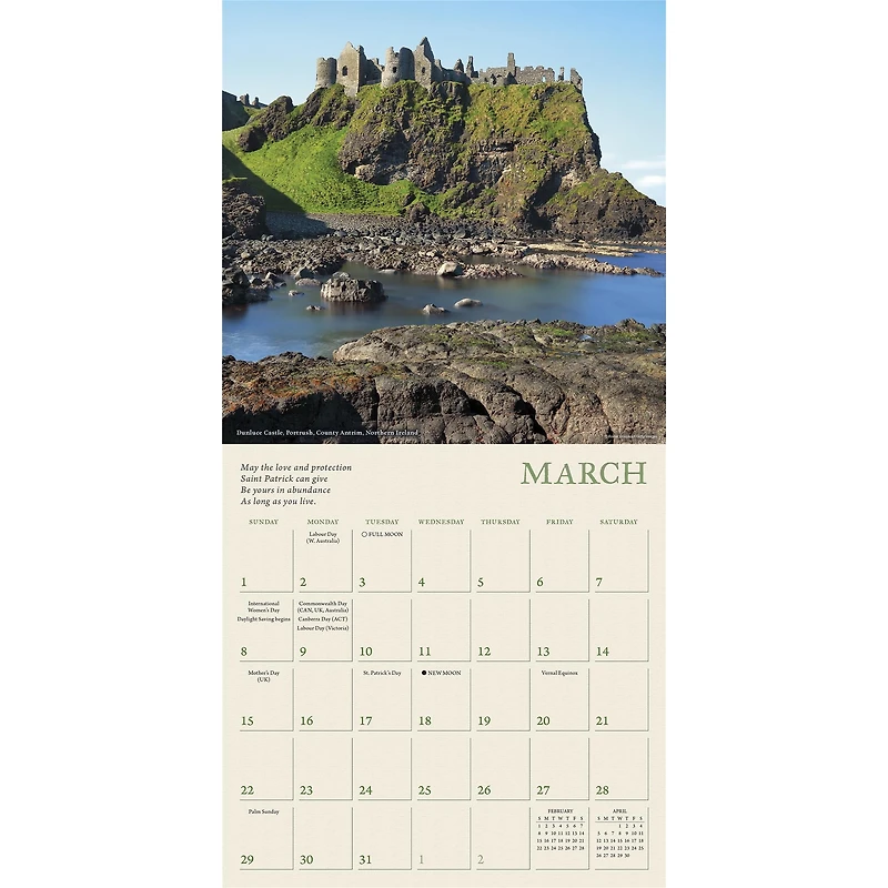 Spirit Of Ireland 2026 Wall Calendar