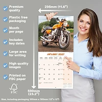 70s Superbikes 2027 Wall Calendar - Online Only