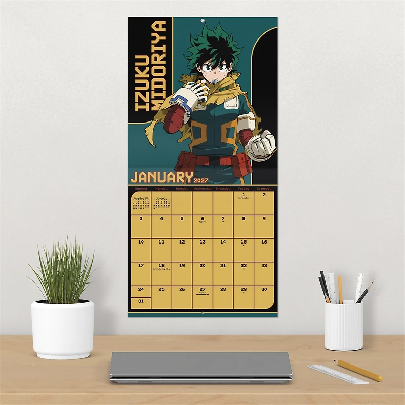 My Hero Academia 2027 Wall Calendar - Online Only