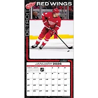NHL Detroit Red Wings 2026 Wall Calendar