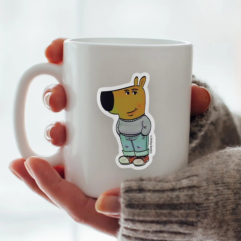 Chill Guy Vinyl Sticker