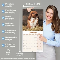 Lop-Eared Rabbits 2027 Wall Calendar