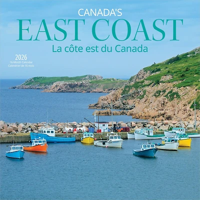 Canadas East Coast 2026 Wall Calendar
