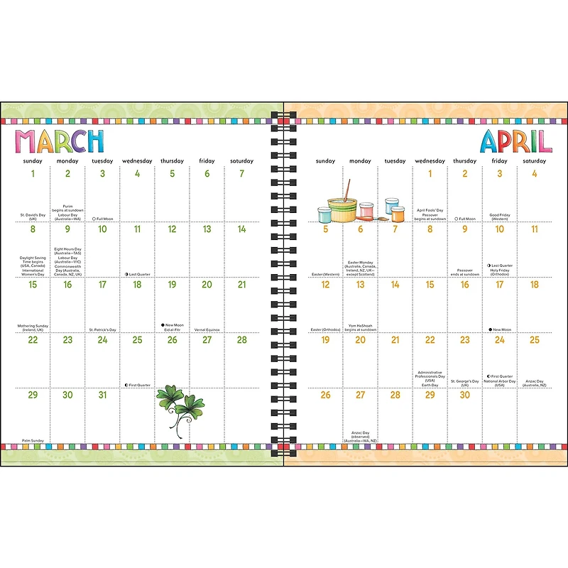 Mary Engelbreits You Are A Work Of Art 2026 Engagement Calendar