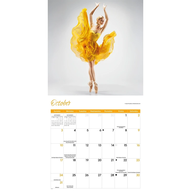 Ballet 2027 Wall Calendar