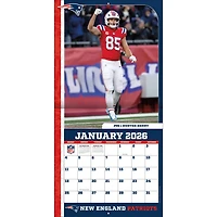 NFL New England Patriots 2026 Wall Calendar