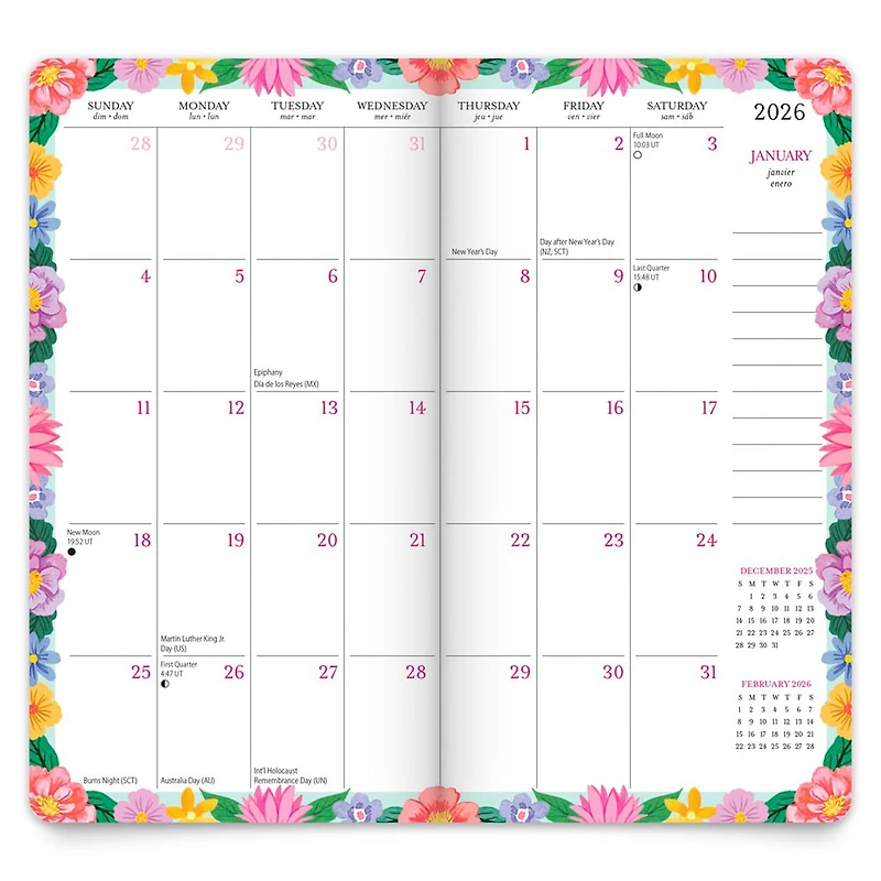 Bonnie Marcus 2026 2 Yr Pocket Planner Calendar