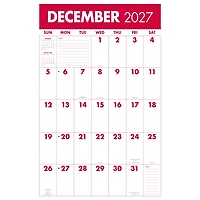 Mammoth Grid Oversized 2027 Poster Calendar