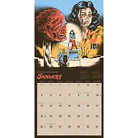 Classic Horror Movies 2026 Wall Calendar - Online Only