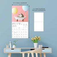 Happiest Hedgehogs 2027 Wall Calendar - Online Only
