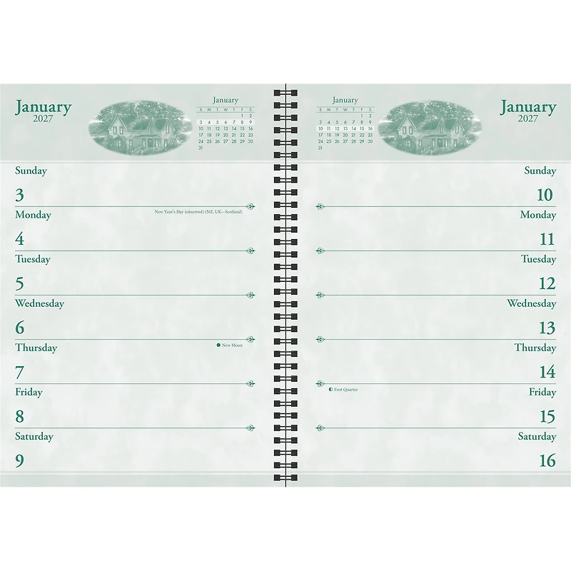 Thomas Kinkade Studios with Scripture 2027 Engagement Calendar