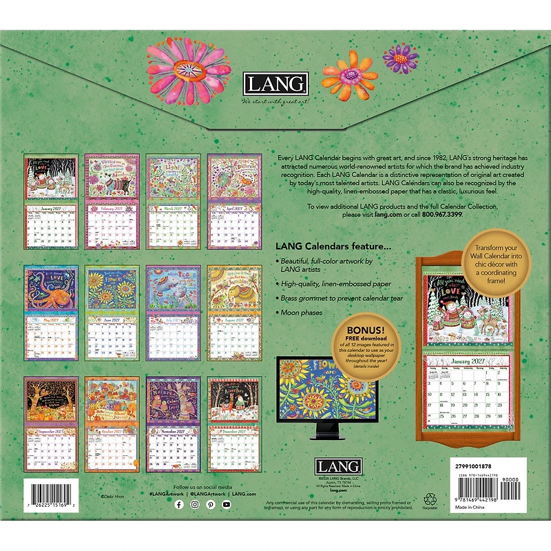 Simple Inspirations 2027 Wall Calendar