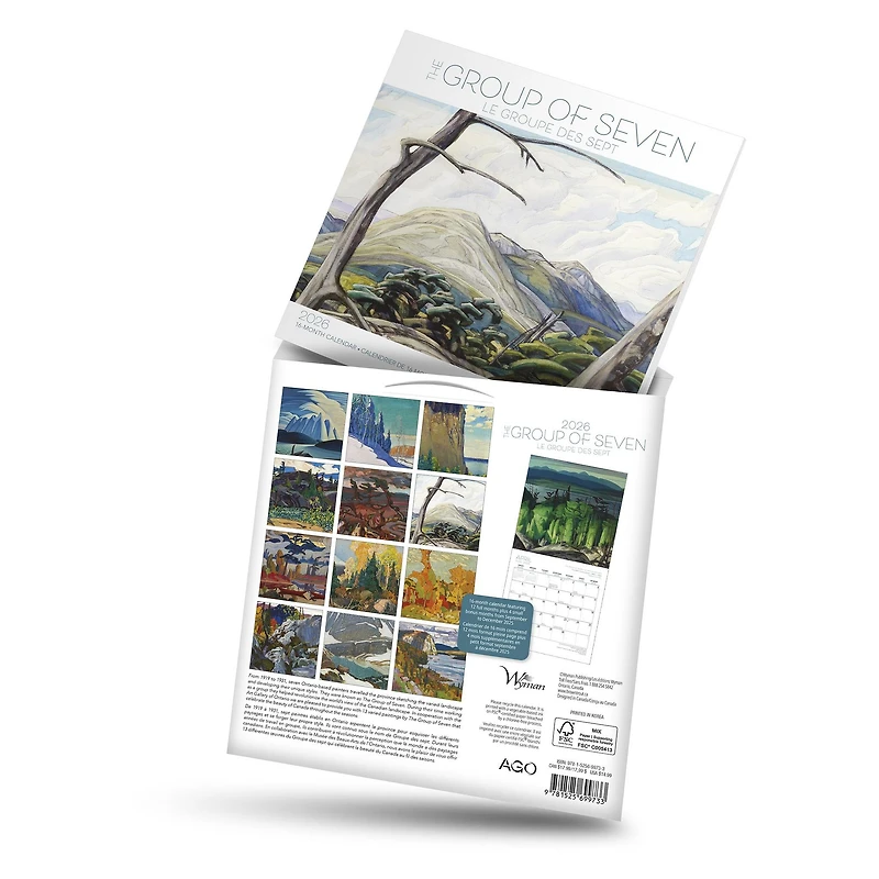 Group Of Seven AGO Medium 2026 Mini Calendar