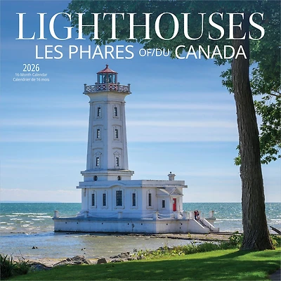 Lighthouses Of Canada 2026 Wall Calendar