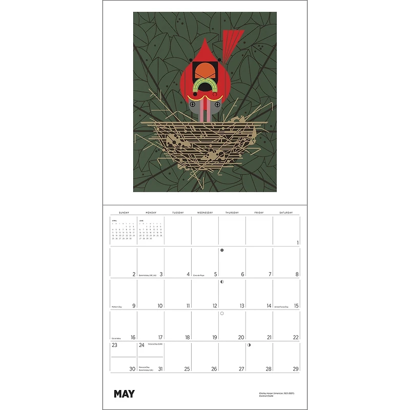 Charley Harper 2027 Wall Calendar