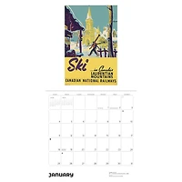 Canadian Travel Posters 2026 Wall Calendar