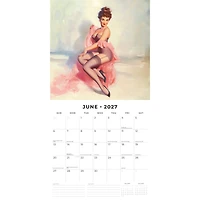 Retro Pin-ups 2027 Wall Calendar