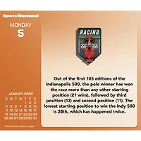 Sports Illustrated Sports 2026 Box Calendar - Online Only