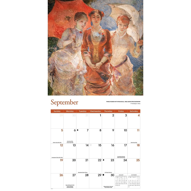 Impressionist 2027 Wall Calendar