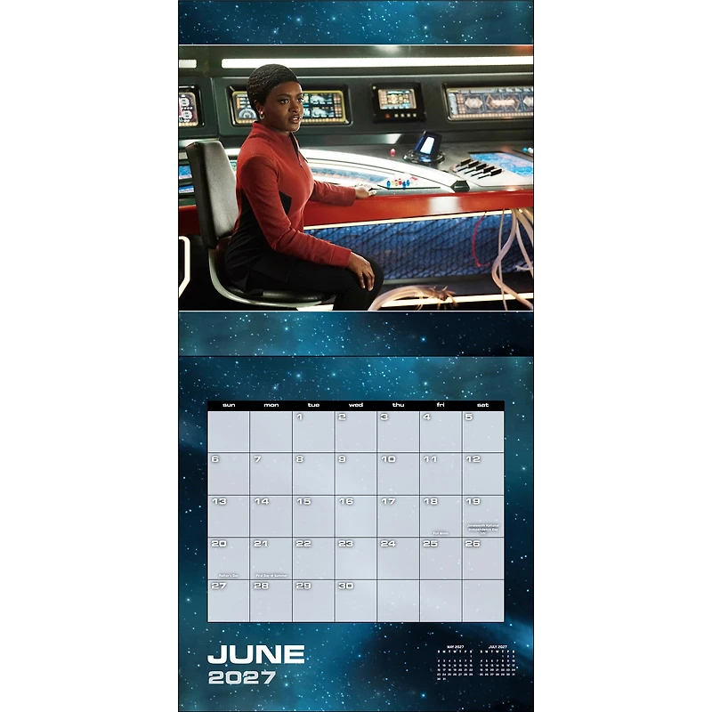 Star Trek Strange New Worlds 2027 Wall Calendar - Online Only