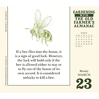 Old Farmers Almanac Gardening 2026 Box Calendar
