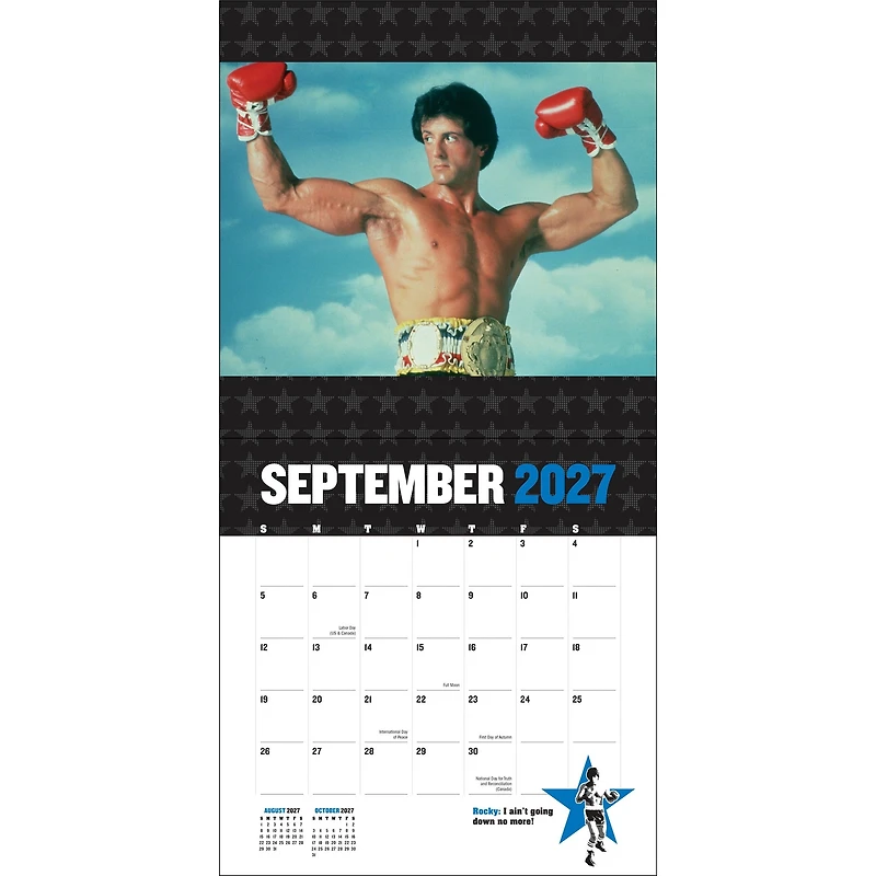 Rocky 2027 Wall Calendar - Online Only