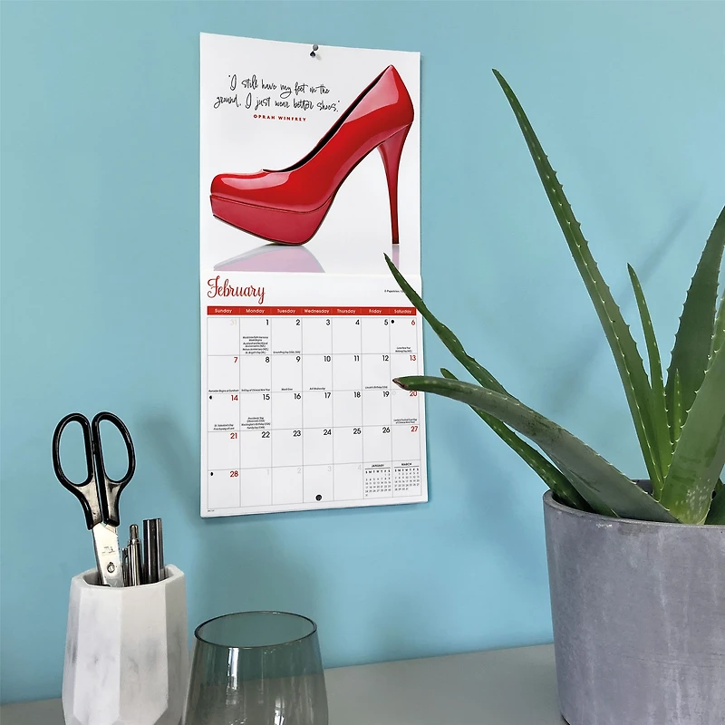 Shoes 2027 Mini Calendar