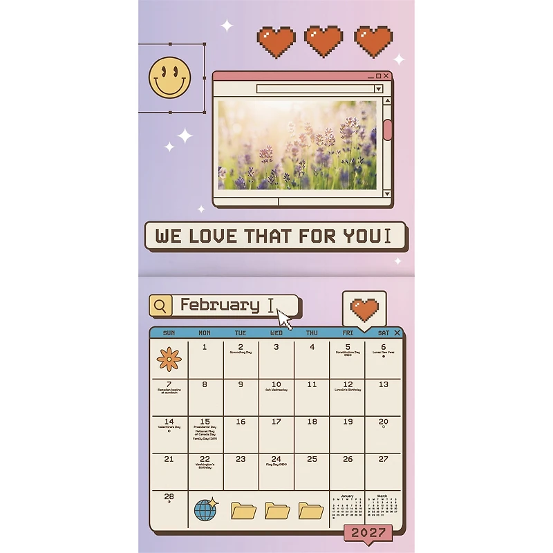 Everyday Sass 2027 Wall Calendar