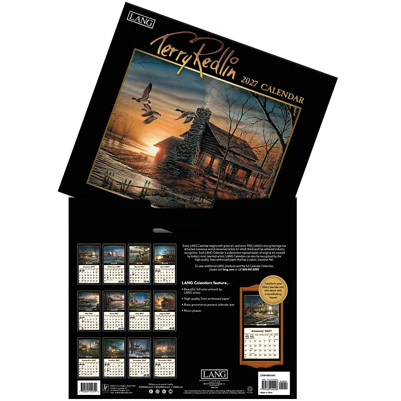 Terry Redlin 2027 Wall Calendar