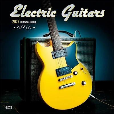 Electric Guitars 2027 Wall Calendar