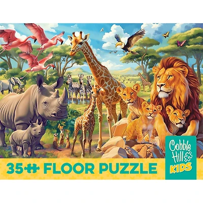 African Plains 35 Piece Floor Puzzle - Online Only
