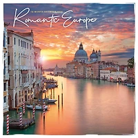 Romantic Europe 2026 Wall Calendar