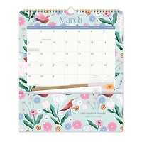 Birds and Blooms Pockets Plus 2026 Wall Calendar