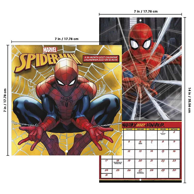 Spider-Man 2027 Mini Calendar
