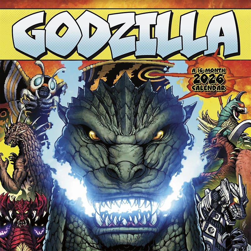 Godzilla Classic 2026 Wall Calendar - Online Only
