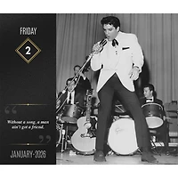 Elvis Presley 2026 Box Calendar