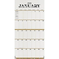 Big Grid Floral 2026 Wall Calendar