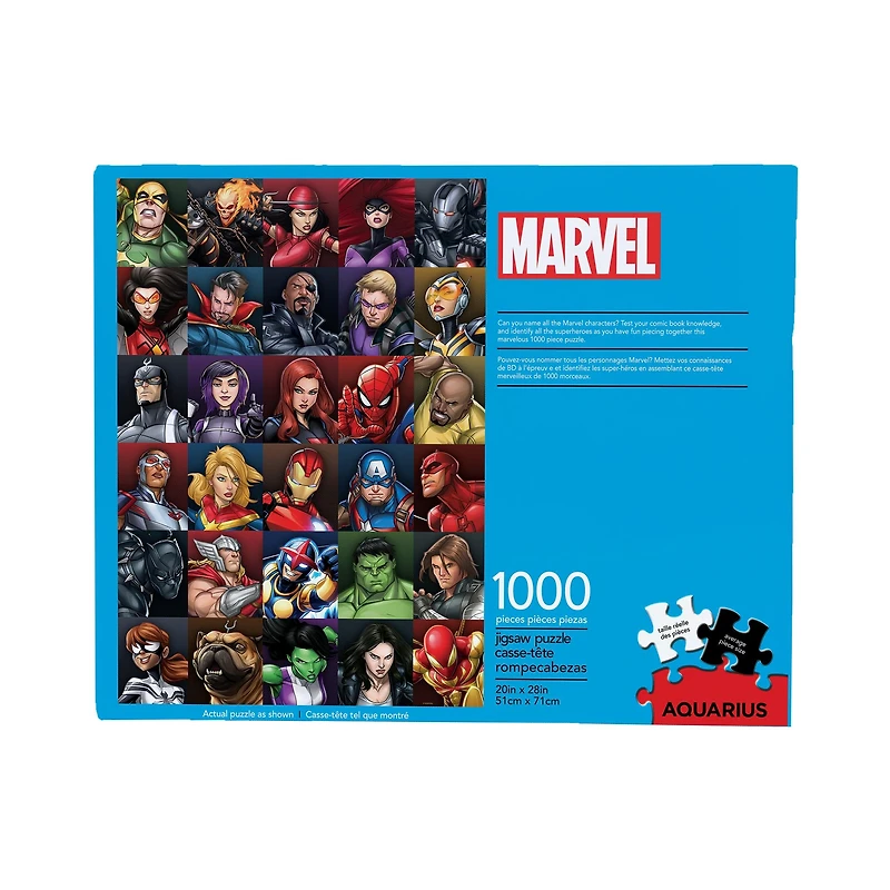 Marvel Heroes Collage 1000 Piece Puzzle