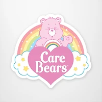 Care Bear Logo CheerBear Vinyl Sticker