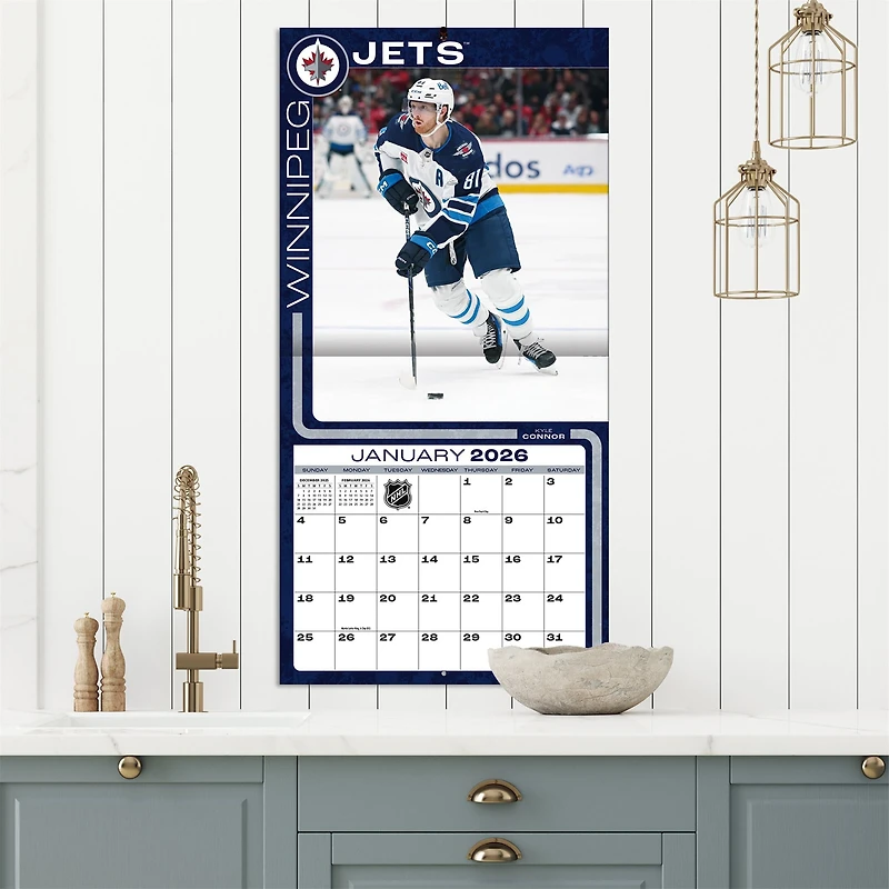 NHL Winnipeg Jets 2026 Wall Calendar - Online Only