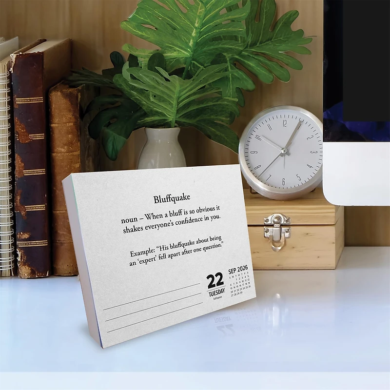 Made Up Words That Should Exist 2026 Box Calendar