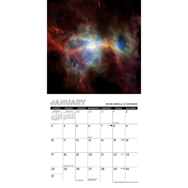 Astronomy 2027 Mini Calendar - Online Only