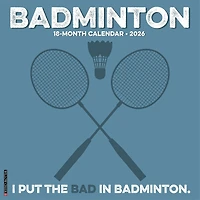 Badminton 2026 Wall Calendar - Online Only