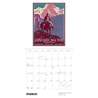 Canadian Travel Posters 2026 Wall Calendar