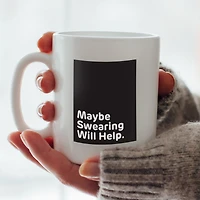 Maybe Swearing Will Help Vinyl Sticker