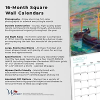 Canadian Impressionists AGO Bilingual 2026 Wall Calendar