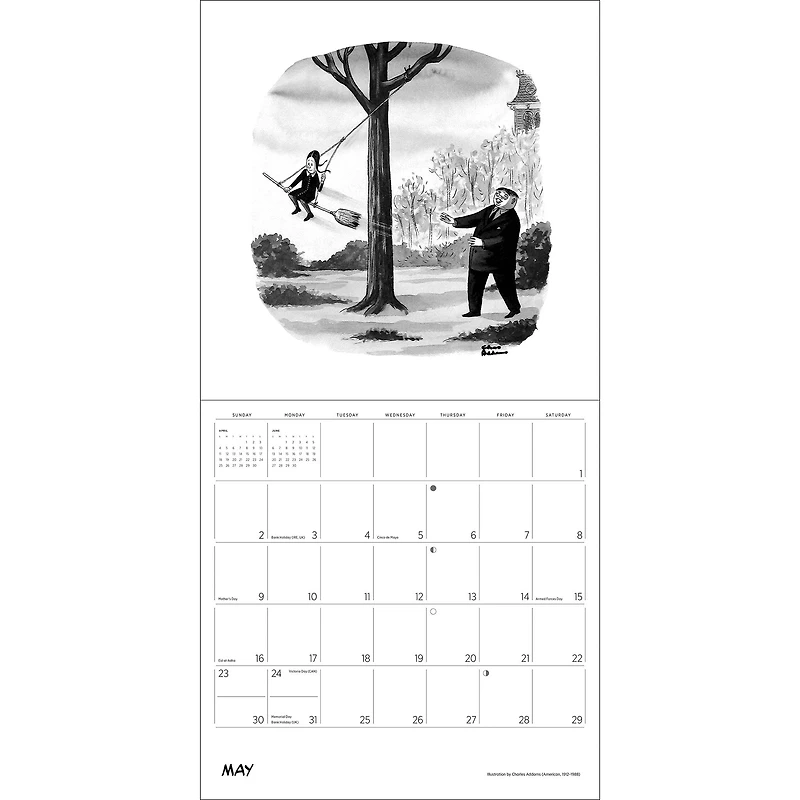 The Addams Family 2027 Wall Calendar - Online Only