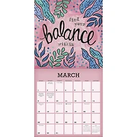 Year Of Hope And Inspiration 2026 Wall Calendar