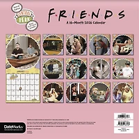 Friends Exclusive with Decal 2026 Deluxe Wall Calendar
