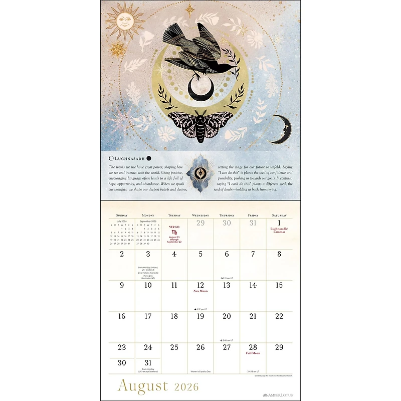 Year Of The Witch 2026 Wall Calendar - Online Only